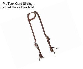 ProTack Card Sliding Ear 3/4\