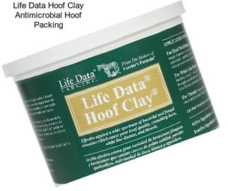 Life Data Hoof Clay Antimicrobial Hoof Packing