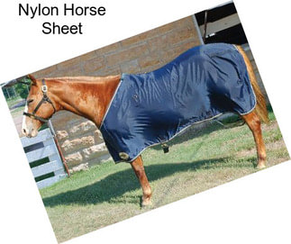 Nylon Horse Sheet