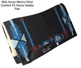 SMx Arrow Merino Wool Comfort Fit Horse Saddle Pad