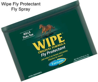 Wipe Fly Protectant Fly Spray