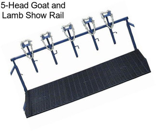 5-Head Goat and Lamb Show Rail