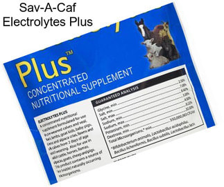 Sav-A-Caf Electrolytes Plus