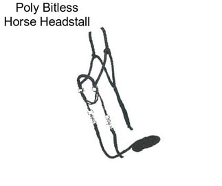 Poly Bitless Horse Headstall