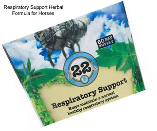 Respiratory Support Herbal Formula for Horses