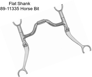 Flat Shank 89-11335 Horse Bit