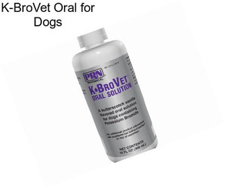 K-BroVet Oral for Dogs