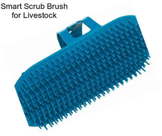 Smart Scrub Brush for Livestock