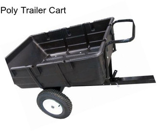 Poly Trailer Cart