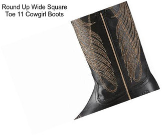 Round Up Wide Square Toe 11\