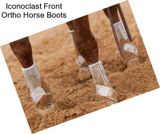 Iconoclast Front Ortho Horse Boots