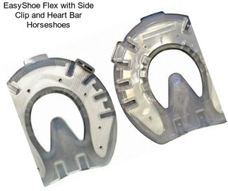 EasyShoe Flex with Side Clip and Heart Bar Horseshoes