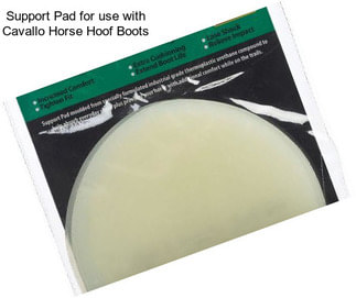 Support Pad for use with Cavallo Horse Hoof Boots