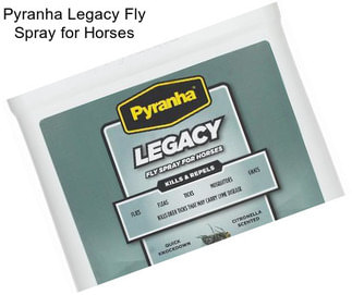 Pyranha Legacy Fly Spray for Horses