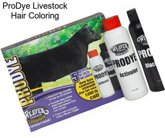 ProDye Livestock Hair Coloring