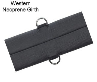 Western Neoprene Girth