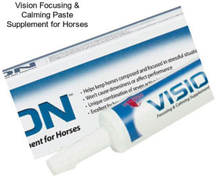 Vision Focusing & Calming Paste Supplement for Horses