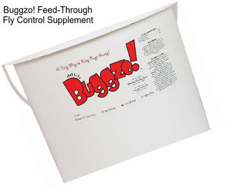 Buggzo! Feed-Through Fly Control Supplement