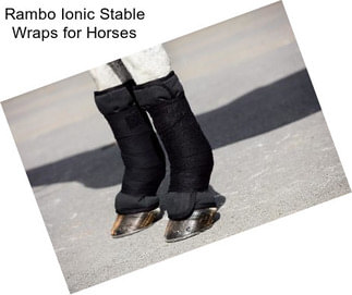 Rambo Ionic Stable Wraps for Horses