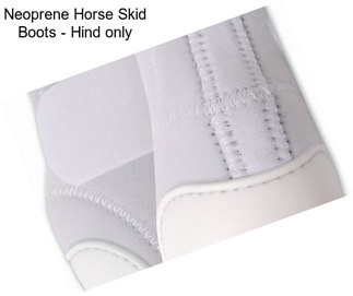 Neoprene Horse Skid Boots - Hind only