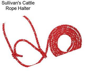 Sullivan\'s Cattle Rope Halter