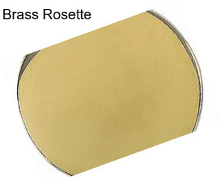 Brass Rosette