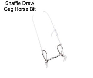 Snaffle Draw Gag Horse Bit