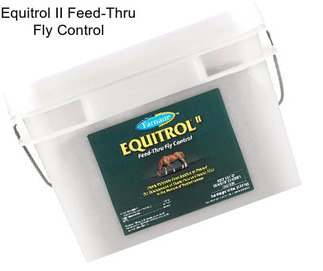 Equitrol II Feed-Thru Fly Control