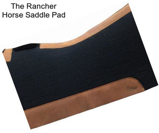 The Rancher Horse Saddle Pad