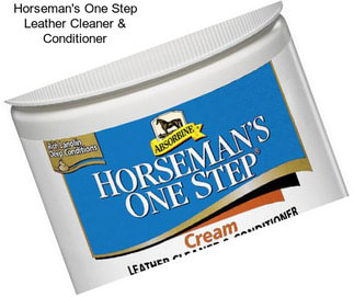 Horseman\'s One Step Leather Cleaner & Conditioner