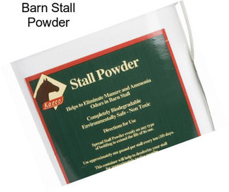 Barn Stall Powder