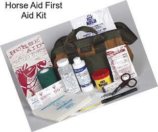 Horse Aid First Aid Kit