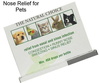 Nose Relief for Pets