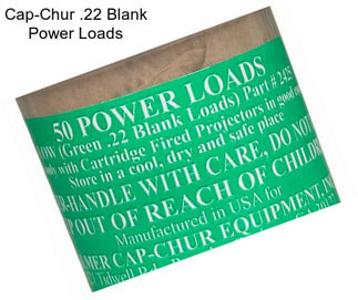 Cap-Chur .22 Blank Power Loads