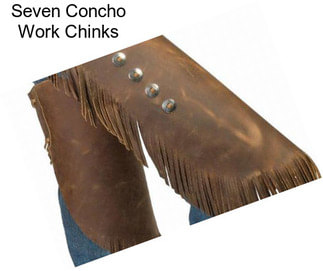 Seven Concho Work Chinks