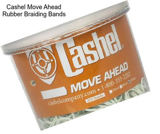 Cashel Move Ahead Rubber Braiding Bands