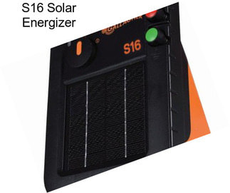 S16 Solar Energizer