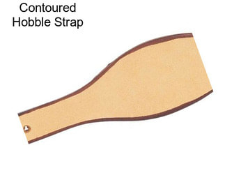 Contoured Hobble Strap