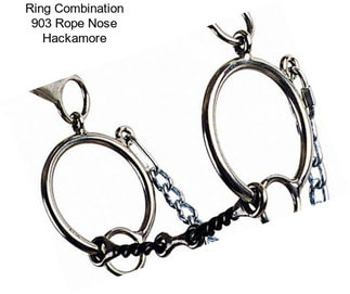 Ring Combination 903 Rope Nose Hackamore