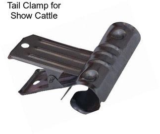 Tail Clamp for Show Cattle