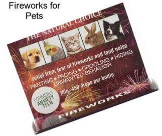 Fireworks for Pets