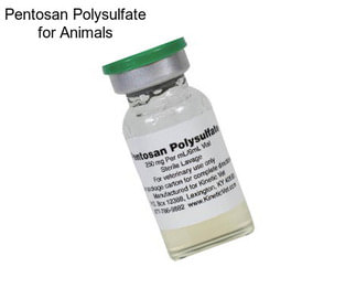 Pentosan Polysulfate for Animals