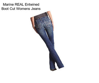 Marine REAL Entwined Boot Cut Womens Jeans