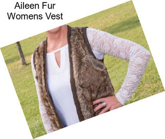 Aileen Fur Womens Vest