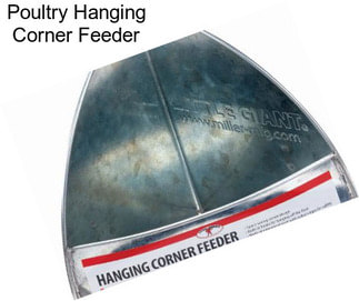 Poultry Hanging Corner Feeder