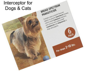 Interceptor for Dogs & Cats