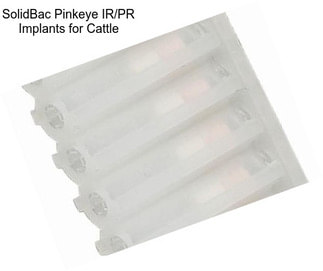 SolidBac Pinkeye IR/PR Implants for Cattle