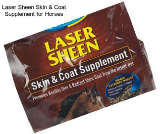 Laser Sheen Skin & Coat Supplement for Horses