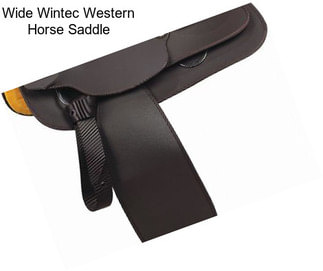 Wide Wintec Western Horse Saddle