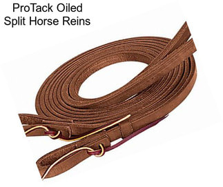 ProTack Oiled Split Horse Reins